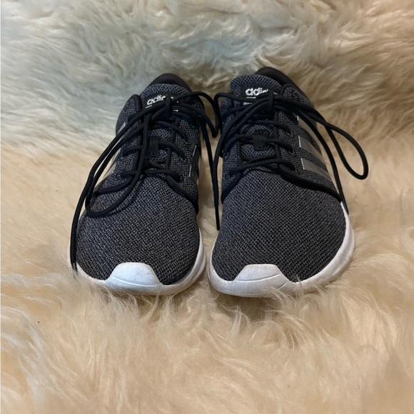 Adidas Gray Cloudfoam QTR Racer TR23 Running Shoes Sneakers - Picture 2 of 7